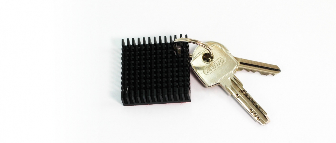 Breloc radiator placa video