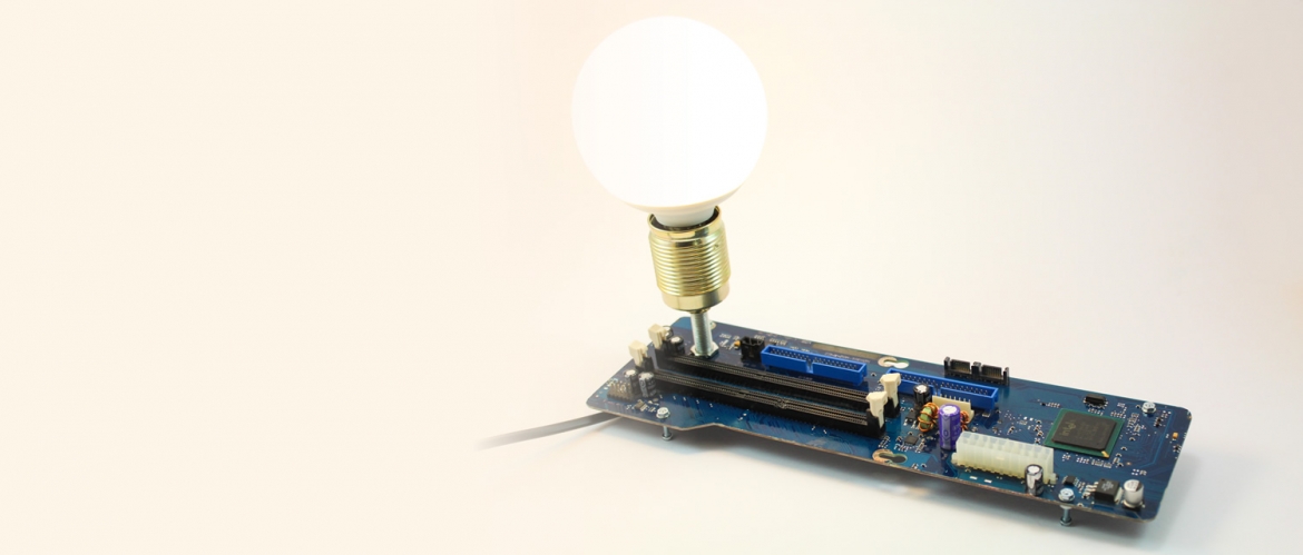 Lampa decorativa placa de baza calculator