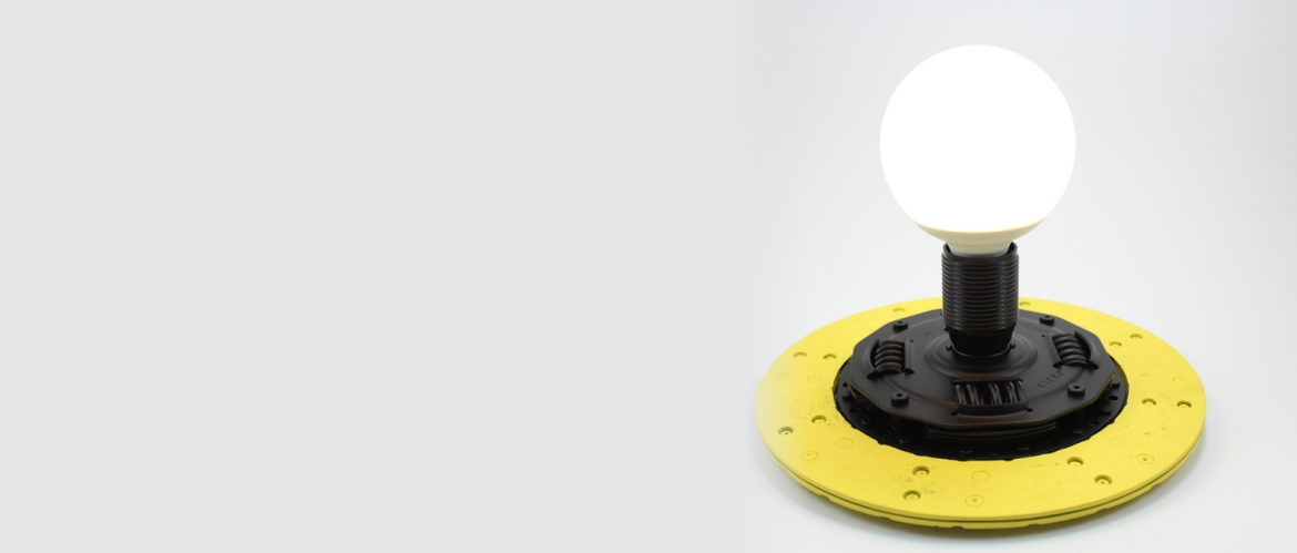 Lampa disc ambreiaj galben
