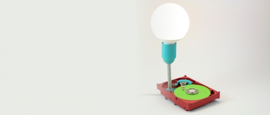 Lampa Hard-Disk Multicolor